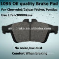 D1095 Brake Pad for Pontiac Solstice 2006-2010 R Auto Parts